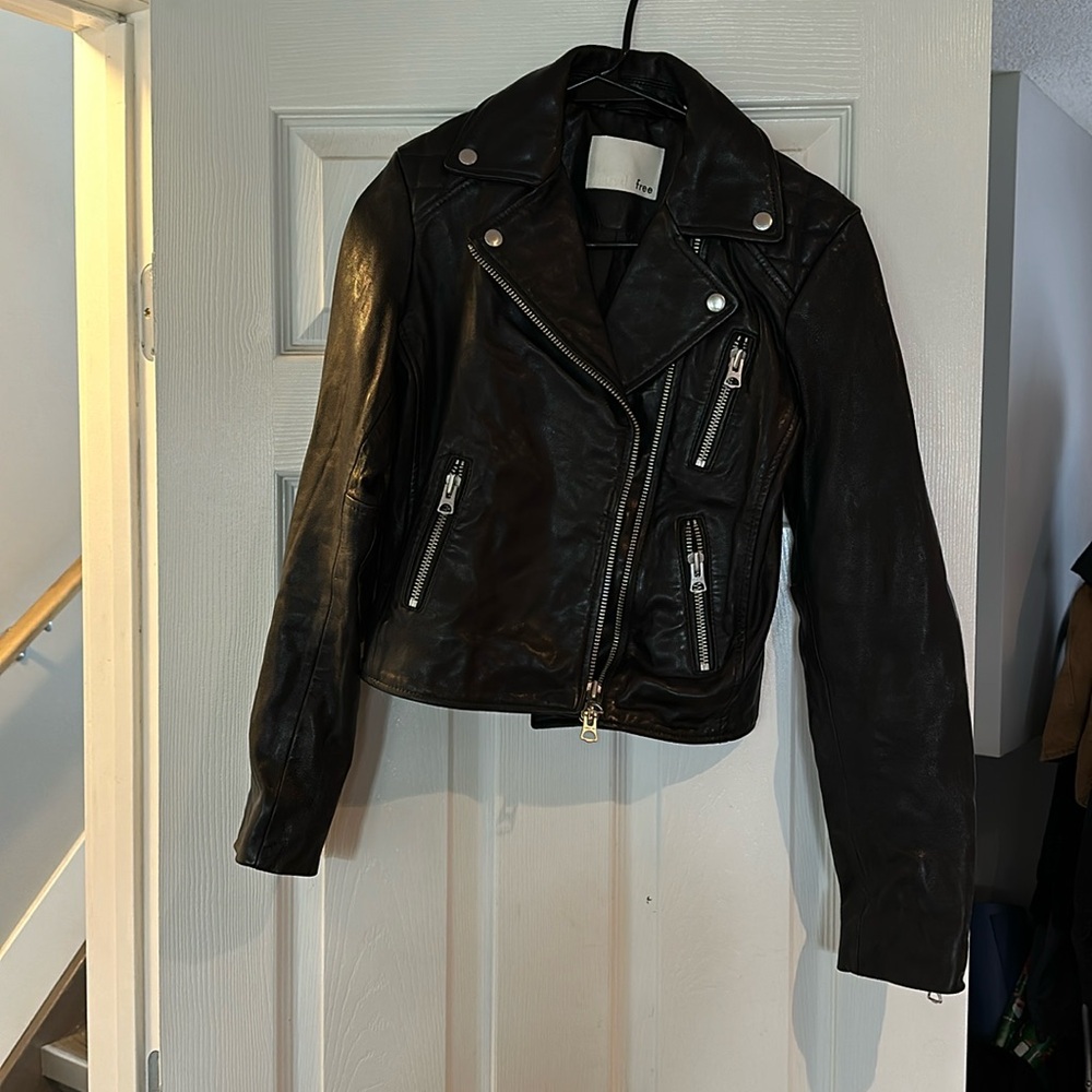 Real leather jacket